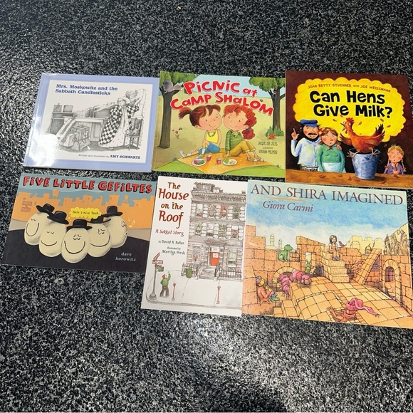 Children's Jewish Book Collection 6 New - Picture 1 of 3